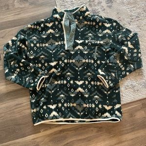 Columbia Green Quarter Zip Sherpa